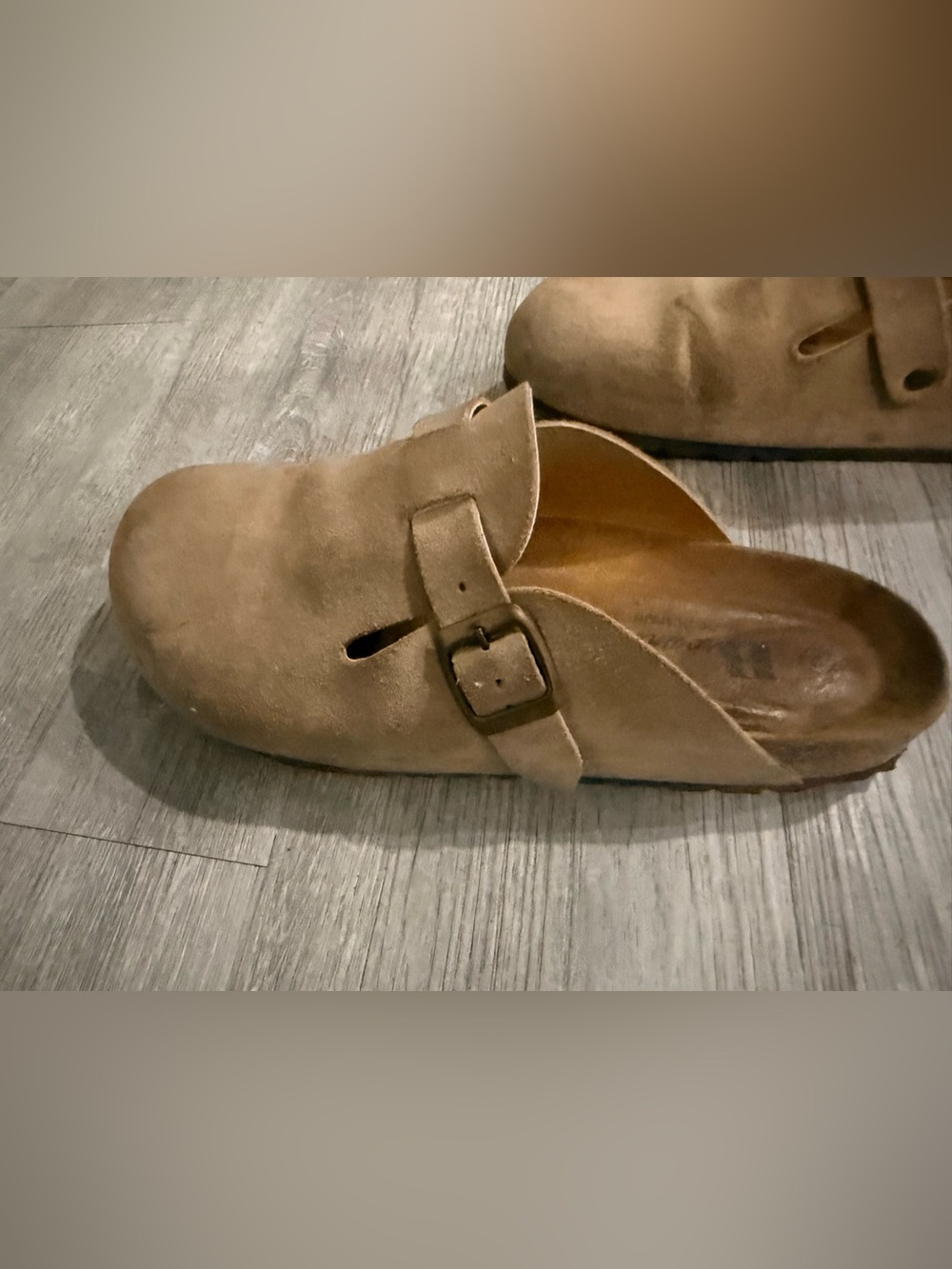 Women Size 9 Browns Boston Soft Footbed Suede Clogs - Gently Used - Picture 6 of 7
